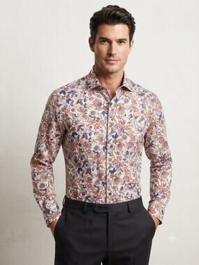 New Georg Roth paisley men’s casual button down shirt sz S